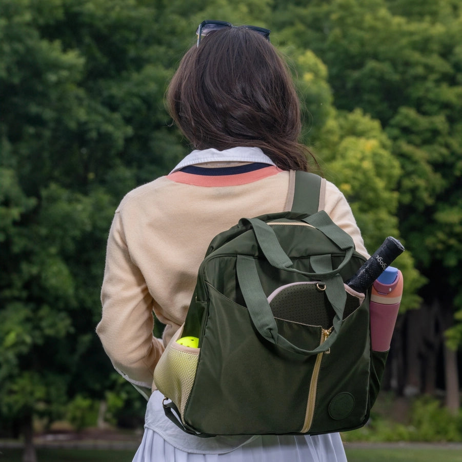 green pickleball bag