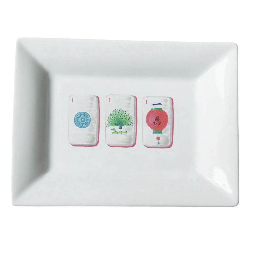 Mahjong tile dish 