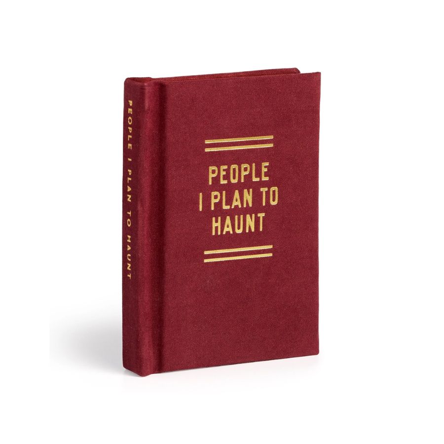 People I plan to haunt mini journal 