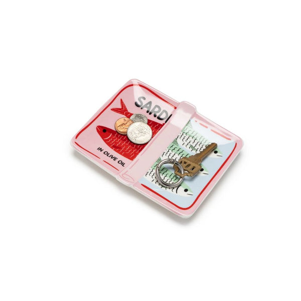 Sardine trinket tray in pink and blue