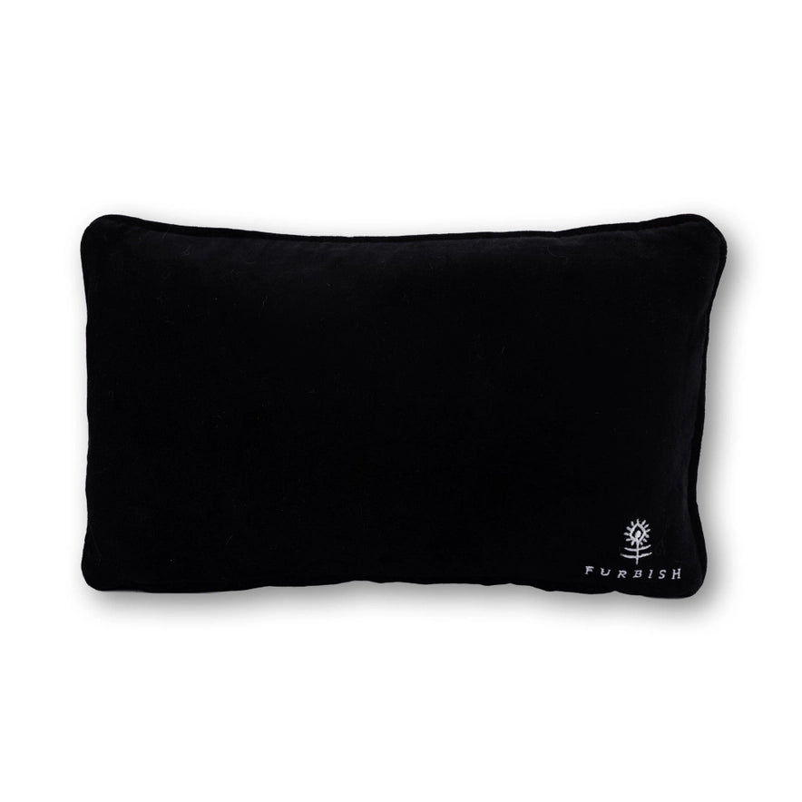 back of dog pillow