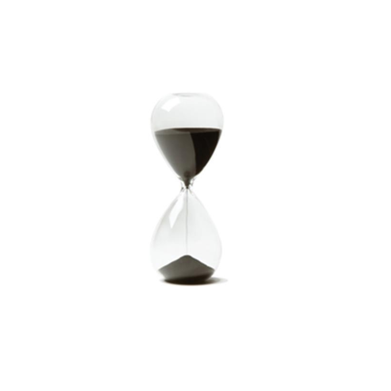 Colorful Hour Glass in Gift Box | Lime Green or Black