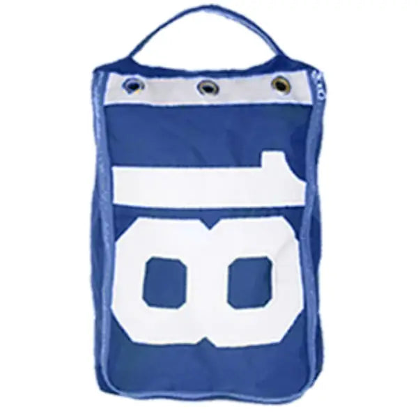 blue golf flag shoe bag