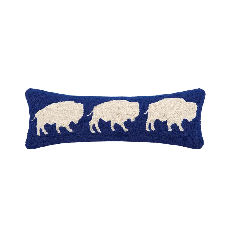 buffalo throw pillow