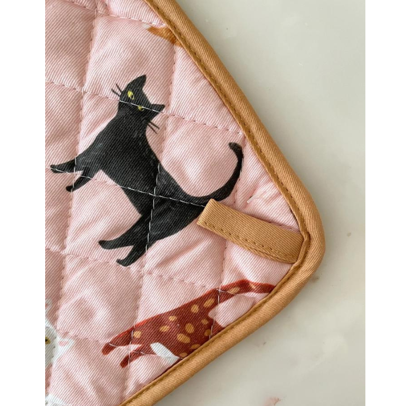fun cats potholder sets