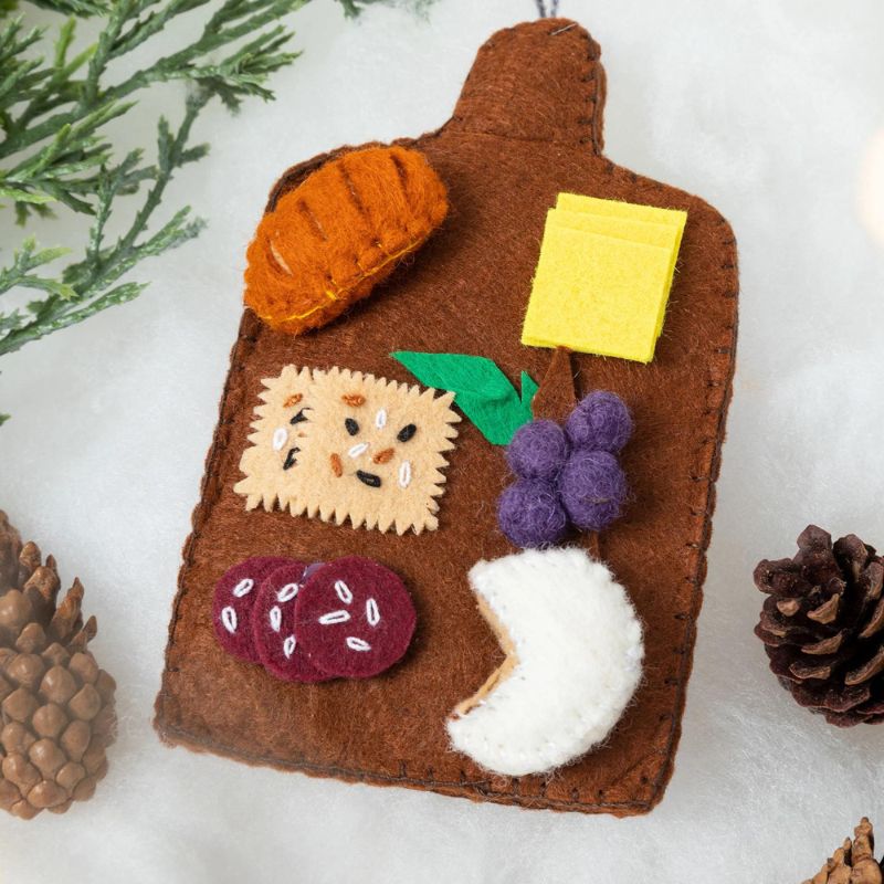 charcuterie christmas ornament