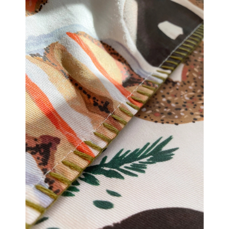 bagel kitchen towel