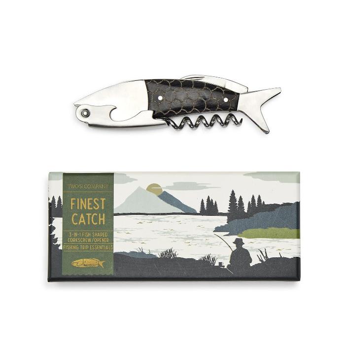 black fish bottle opener