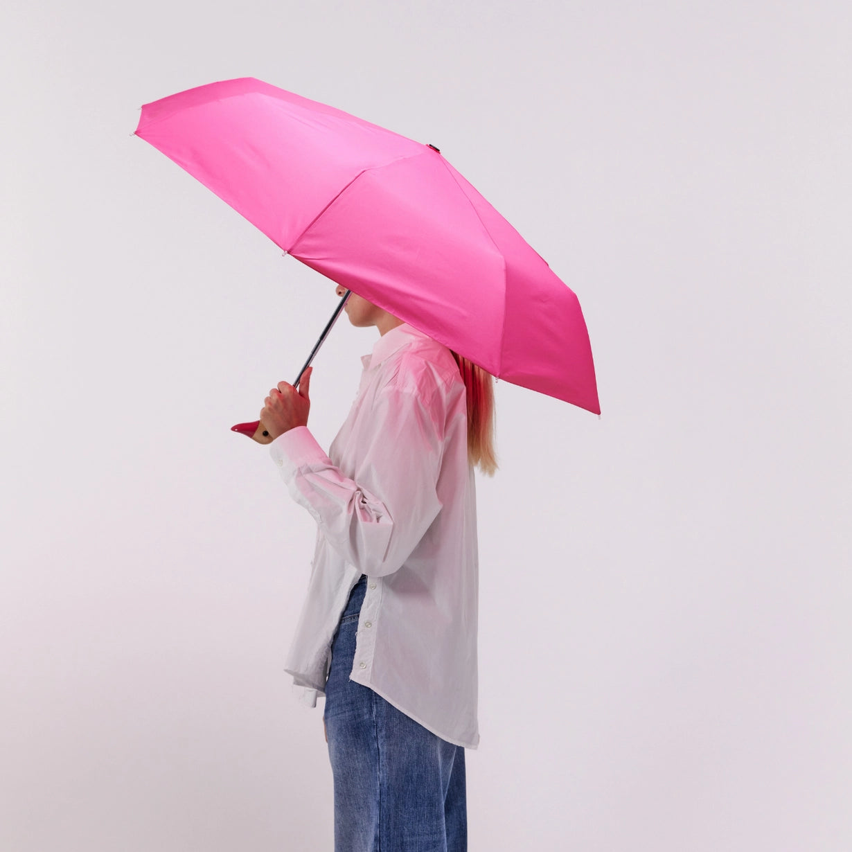 cute pink duck umbrella