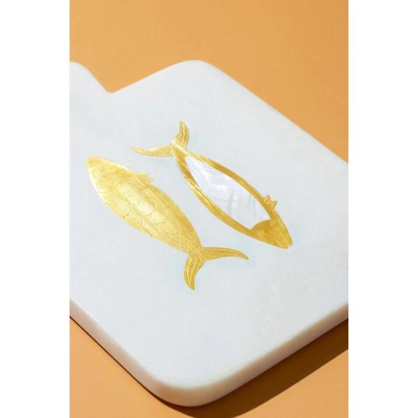 gold fish marble cheese board