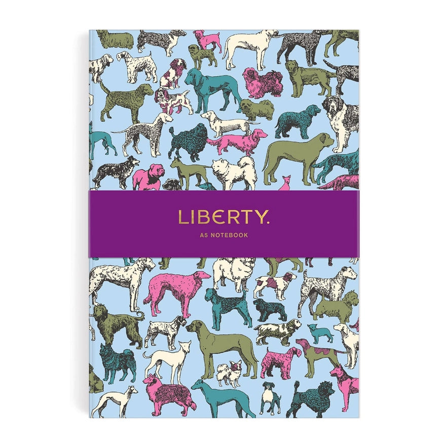 dogs notebook liberty london print
