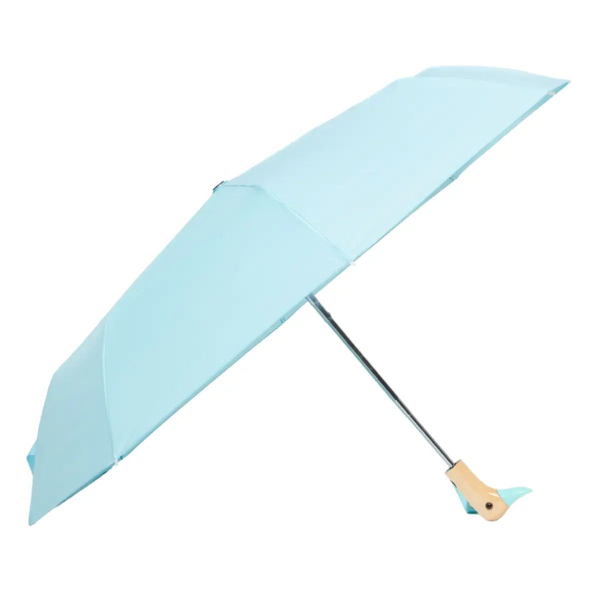 light blue duckhead umbrella side view