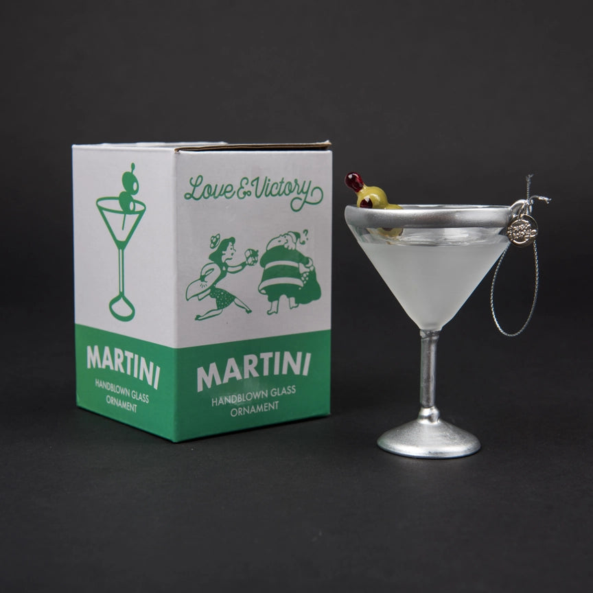 martini glass ornament