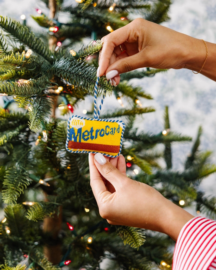 cute metrocard ornament