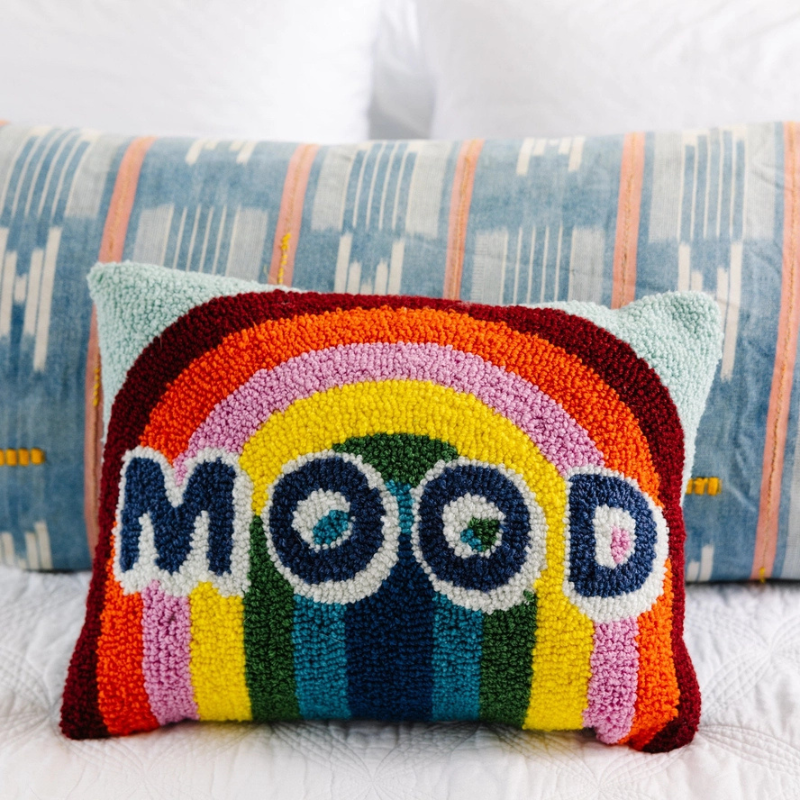 cute mood pillow