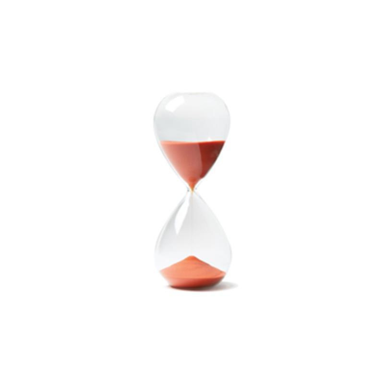 Colorful Hour Glass in Gift Box | Lime Green or Black