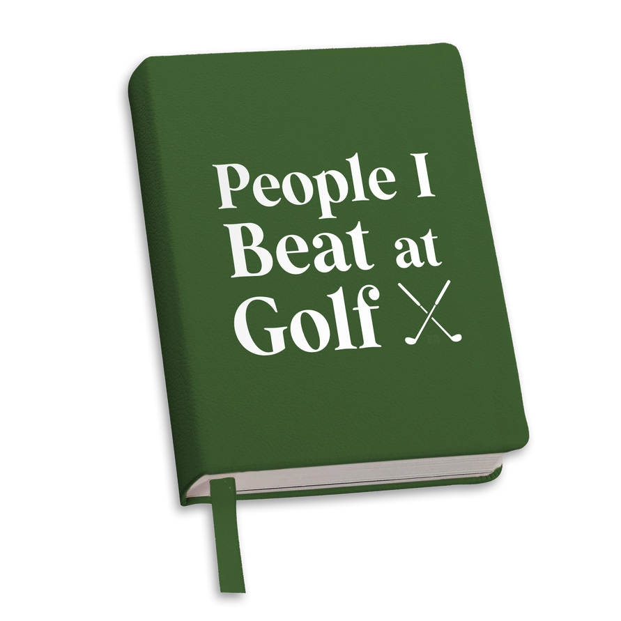 funny golf notebook