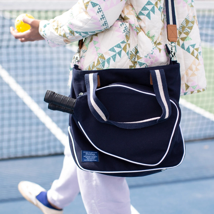 blue pickleball bag