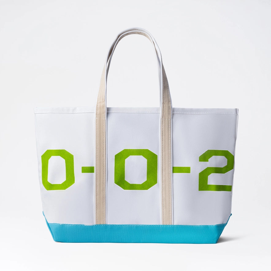 pickleball canvas tote bag back