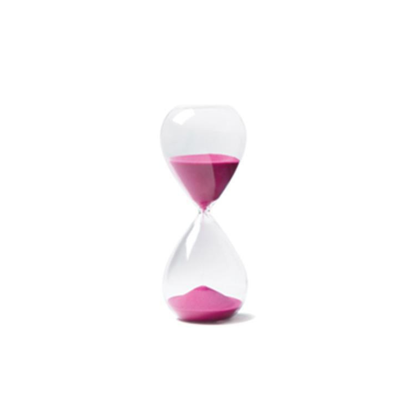 Colorful Hour Glass in Gift Box | Lime Green or Black