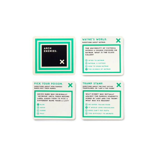 trivia cards gift