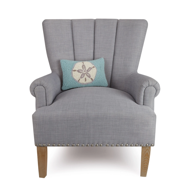 sand dollar mini throw pillow