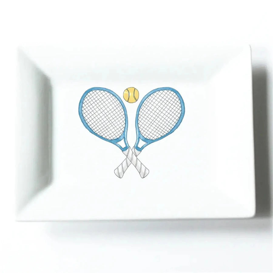 tennis mini ceramic dish 