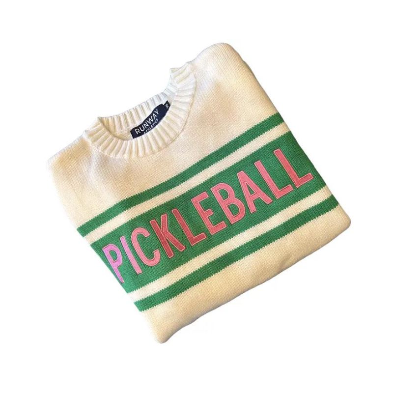 womens pickleball cute sweater