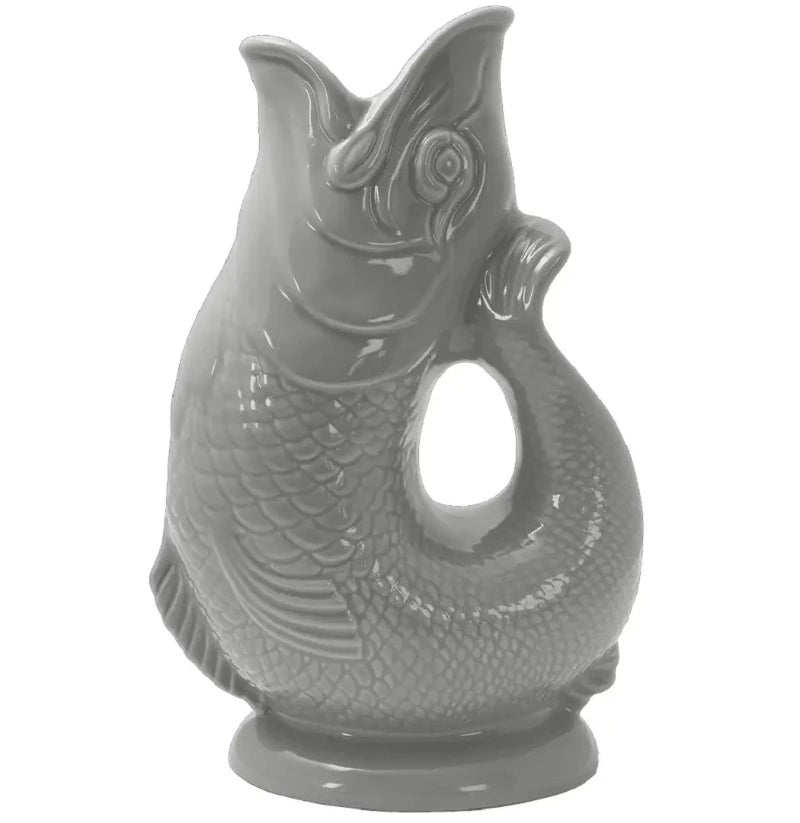 dark gray gurgling cod pitcher