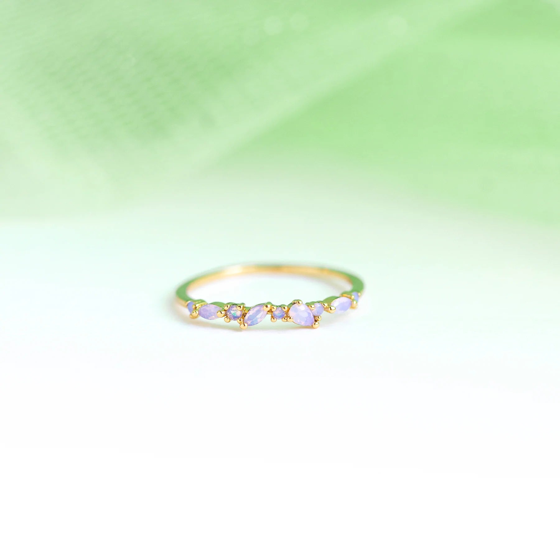 pink grils crew stacking ring