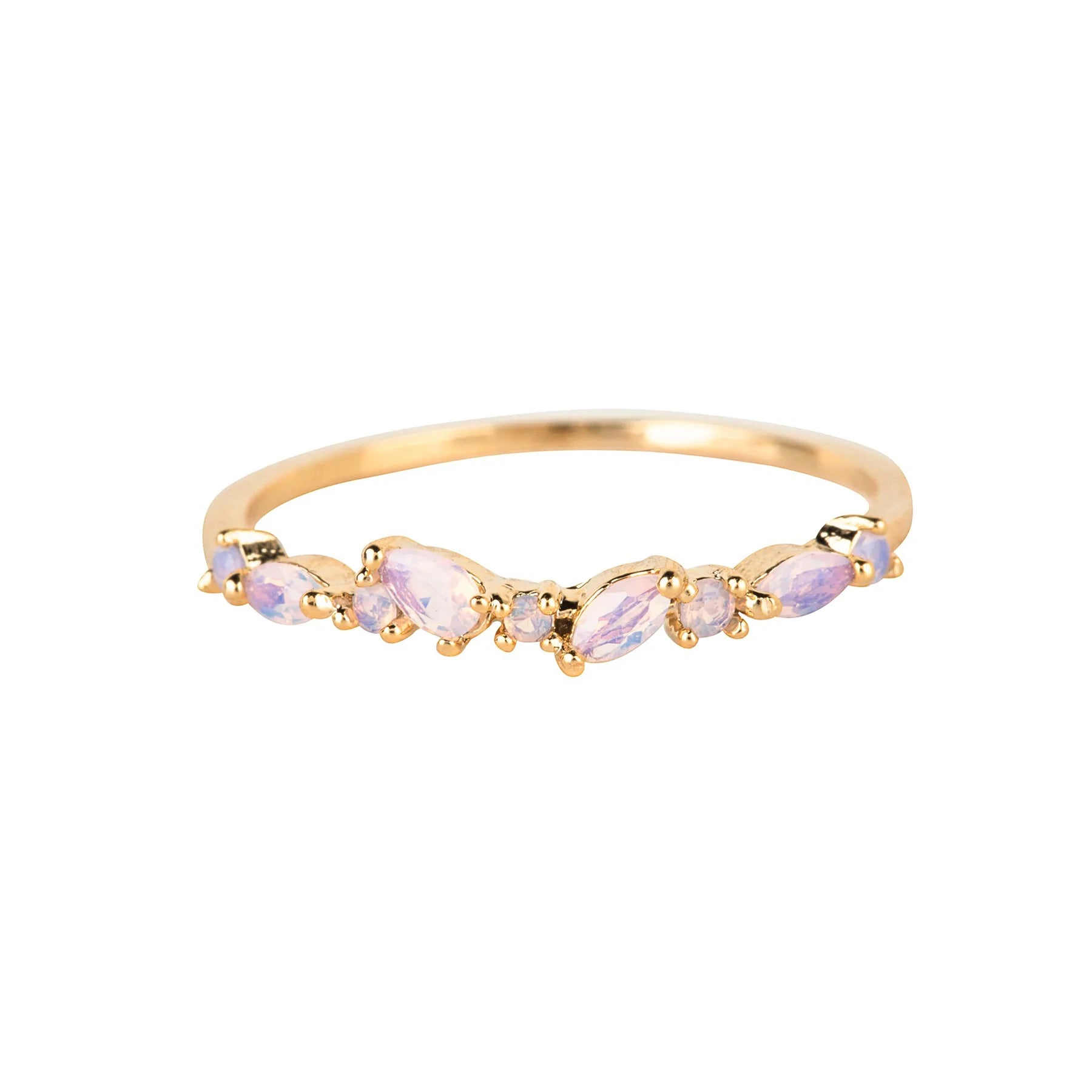 pink lily girls crew ring
