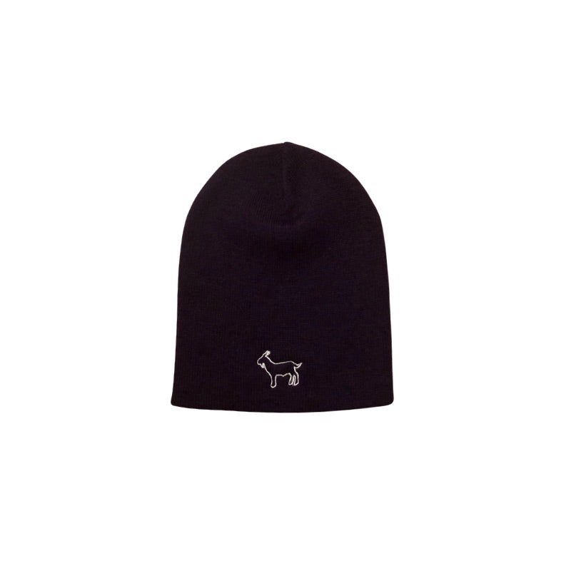 navy blue goat winter hat
